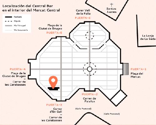 중앙 시장 (Mercado Central) - 센트럴 바 (Central Bar)